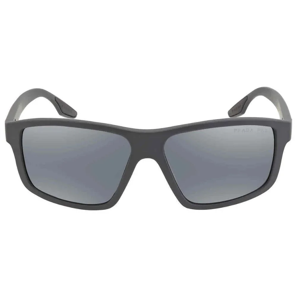 Sale! Prada Men's Polarized Mirror Silver Sunglasses